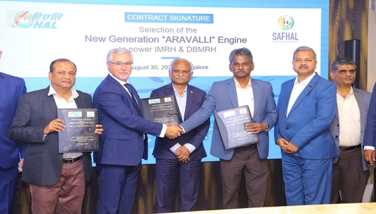 HAL chooses SAFHAL helicopter engines to develop 'Aravalli' engines for India's IMRH, DBMRH platforms AJR