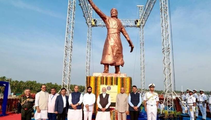 'I bow my head and apologise': PM Modi on Shivaji statue collapse in Maharashtra (Watch)