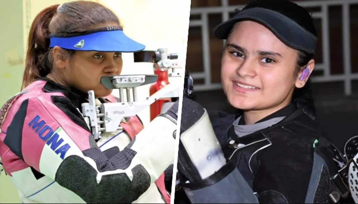 Paris Paralympics 2024 Avani Lekhara wins gold and Mona Agarwal bronze in womens 10m air rifle standing SH1 kvn