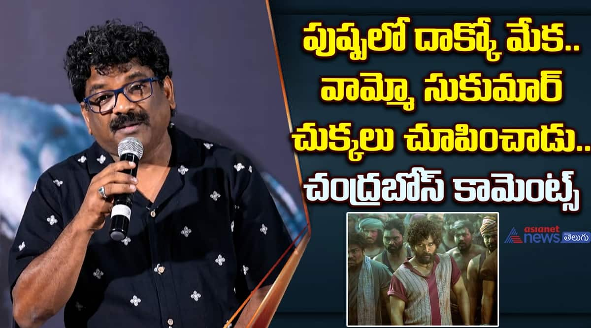 Chandrabose Comments About Sukumar Pushpa movie