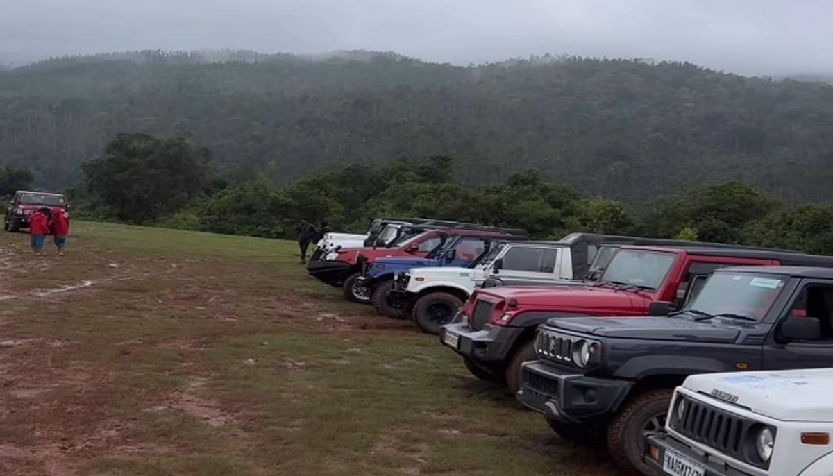 Environmentalists objection to Jeep race on the Western Ghat line in Chikkamagaluru grg  