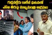 Chief Minister's Outrage Over SI's Conduct in Gudlavalleru College Incident