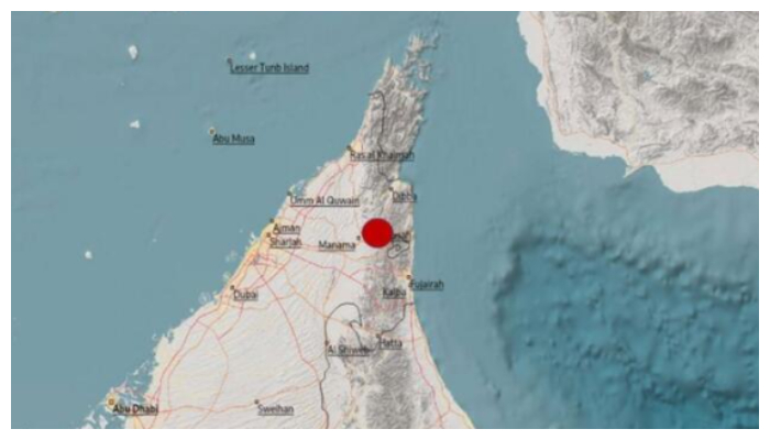 mild earthquake hits uae