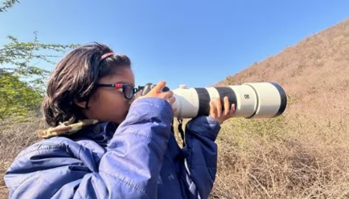 9-year-old Shreyovi Mehta shines as runner-up at prestigious London wildlife awards with striking peahen pic shk