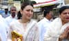 Actress Hansika Motwani offered prayers in Tirupati temple video ans