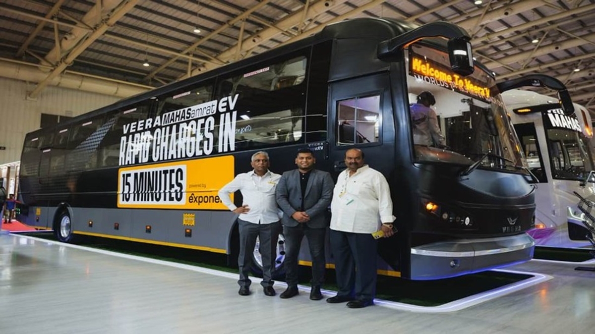 World fastest-charging electric bus 'Veera Mahasamrat' charges within 15 mins sgb