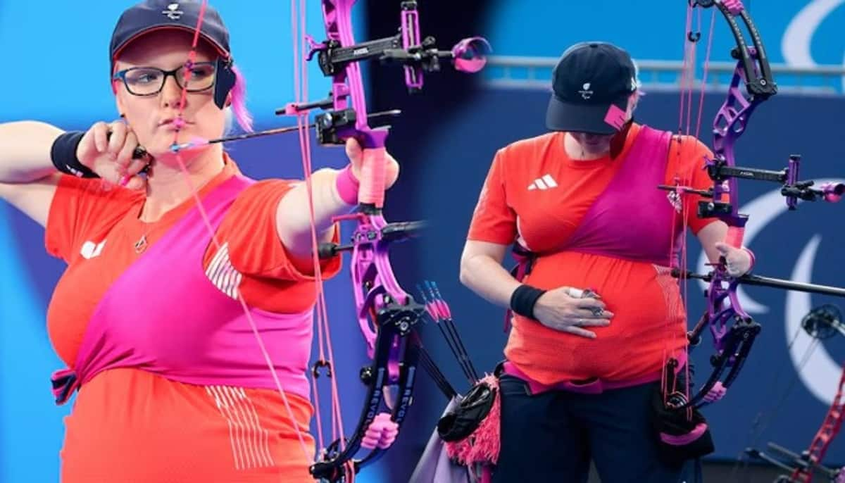 Paris Paralympics 2024 Britain Jodie Grinham becomes first pregnant athlete to win medal kvn