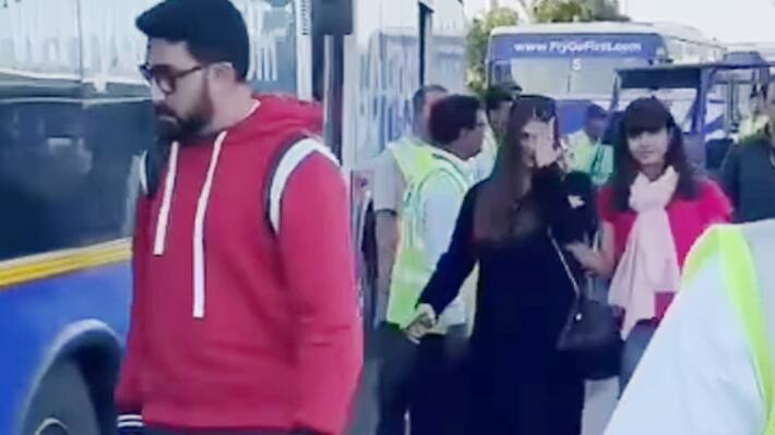 Abhishek Bachchan Aishwarya Rai Spotted Together