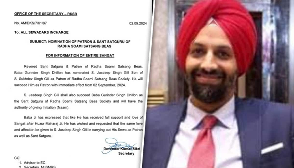 Who is Jasdeep Singh Gill, the new head of Radha Soami Satsang Beas? gcw