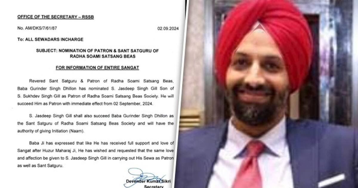 Who is Jasdeep Singh Gill, the new head of Radha Soami Satsang Beas?