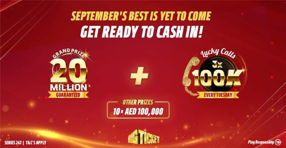 big ticket 20 million aed up for grabs draw on 2024 october 3