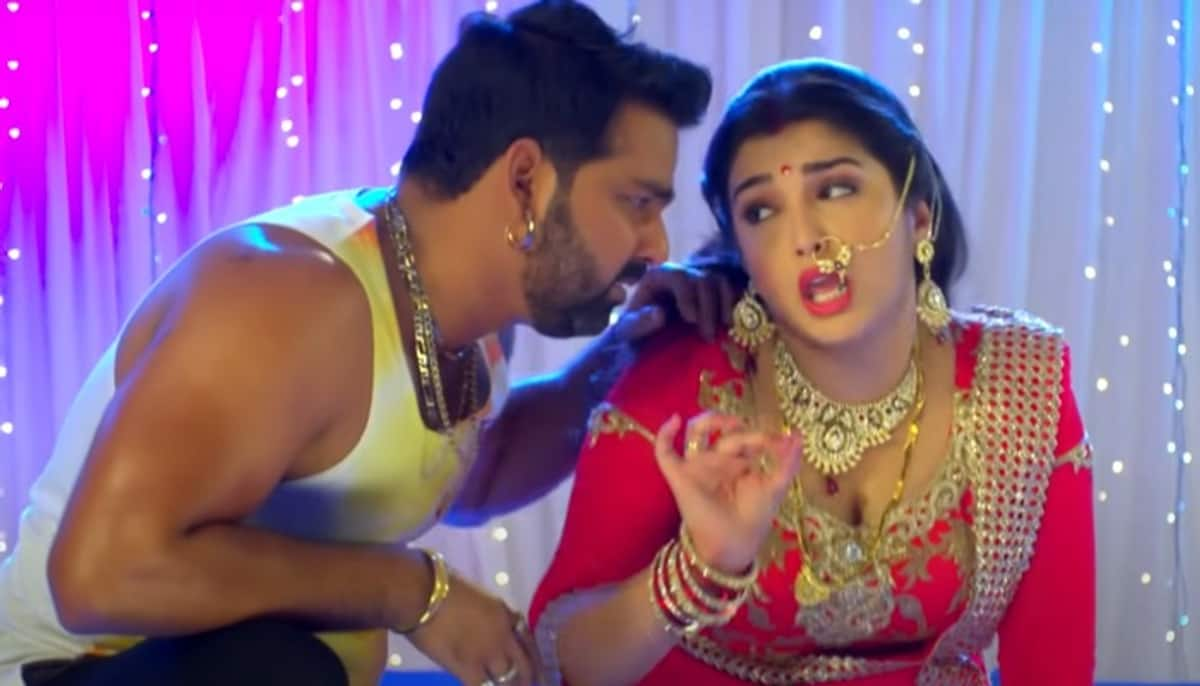 Bhojpuri video Pawan Singh Amrapali Dubey song Raate Diya Butake from movie Satya goes viral RBA