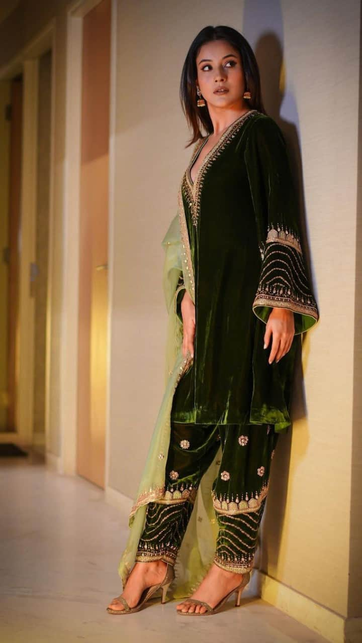 Teachers Day 2024: Elegant salwar suit styles by Shehnaaz Gill NTI