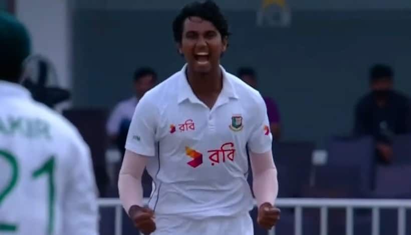 PAK vs BAN: Hasan Mahmud's aggressive send off to Mohammad Rizwan after dismissing him in second Test(WATCH)