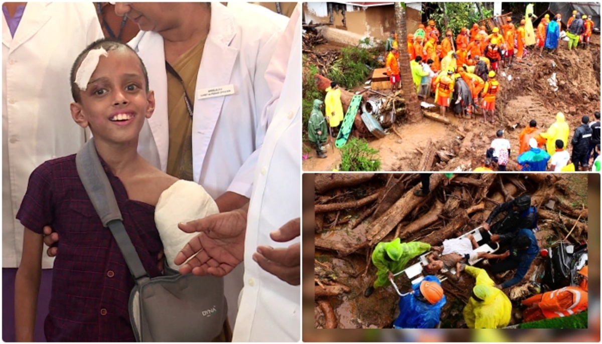 9 year old boy avyakth victim of wayanad landslide discharged from medical college Kozhikode