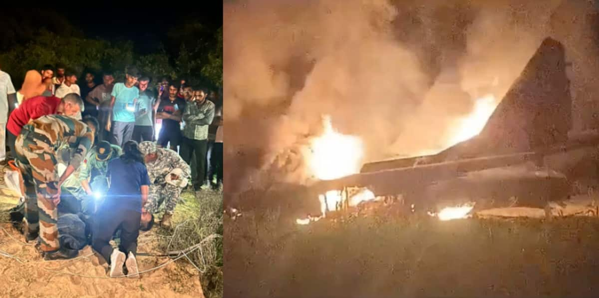 MiG 29 fighter jet crashes in Rajasthan due to technical snag pilot safe says Air force