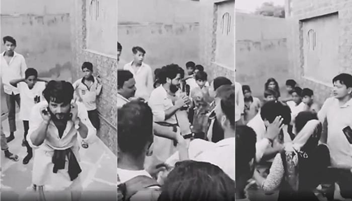 UP temple priest seeks apology as he gets thrashed by locals for harassing 7-year-old girl in Hapur (WATCH) shk