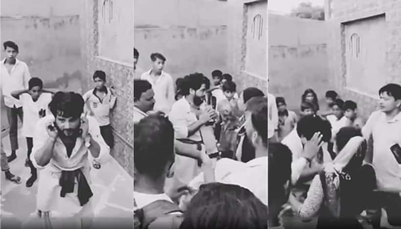 UP temple priest seeks apology as he gets thrashed by locals for harassing 7 year old girl in Hapur (WATCH)