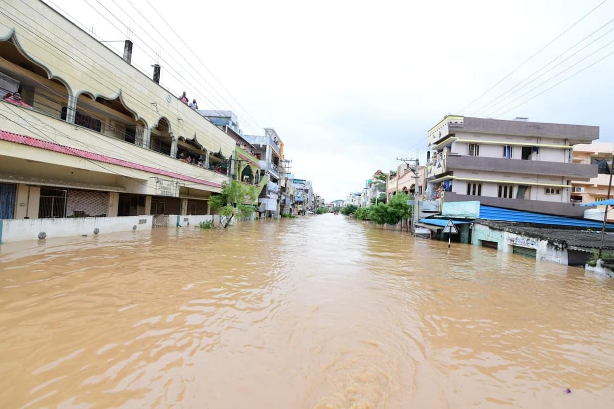 AP, Telangana Flood Havoc: Heavy Rains Wreak Devastation - Loss and Impact Analysis GVR