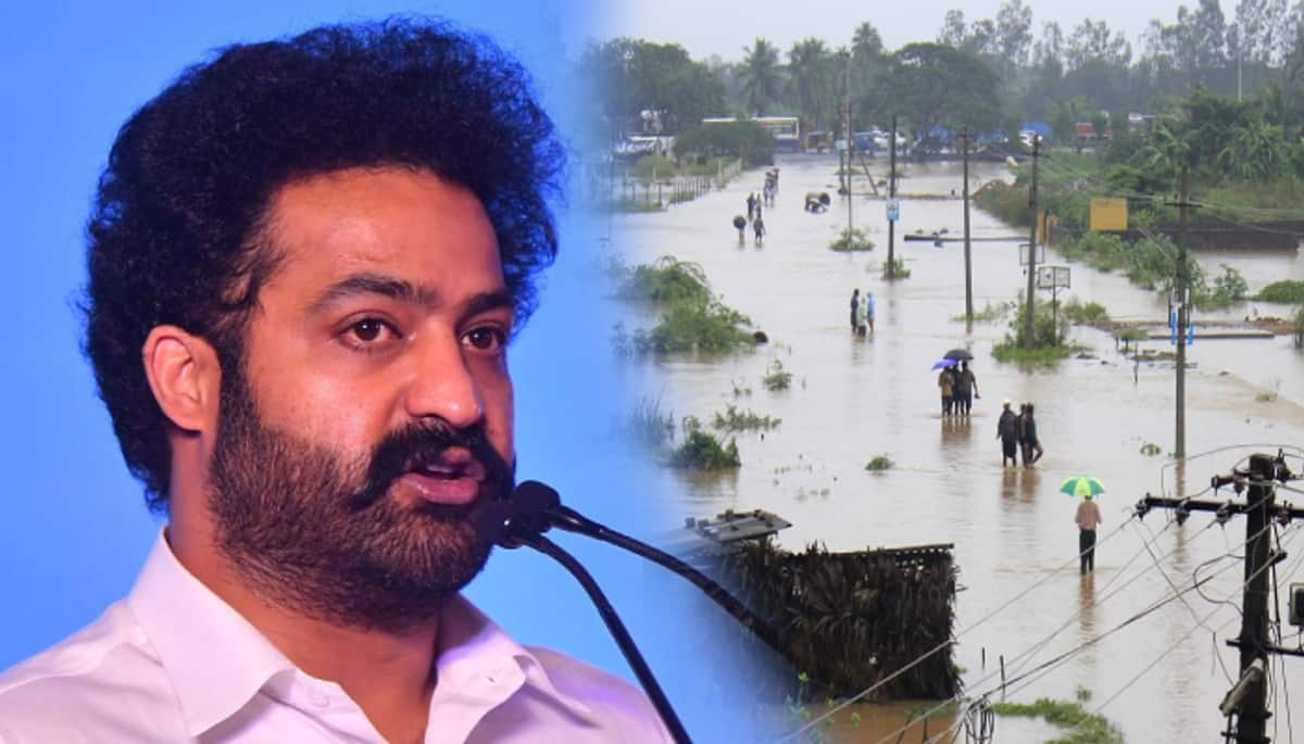 Tollywood Actor Junior NTR donated 1 crore for Andhra and Telangana floods ans