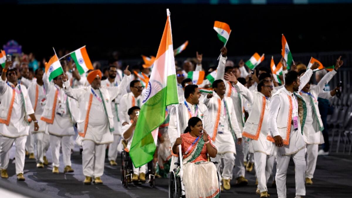 India Paris Paralympic contingent