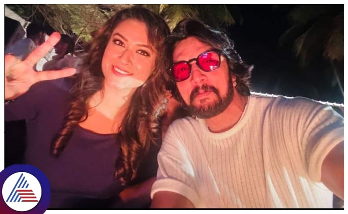 Tanisha Kuppanda wishes to kiccha sudeep on his birthday in social media srb