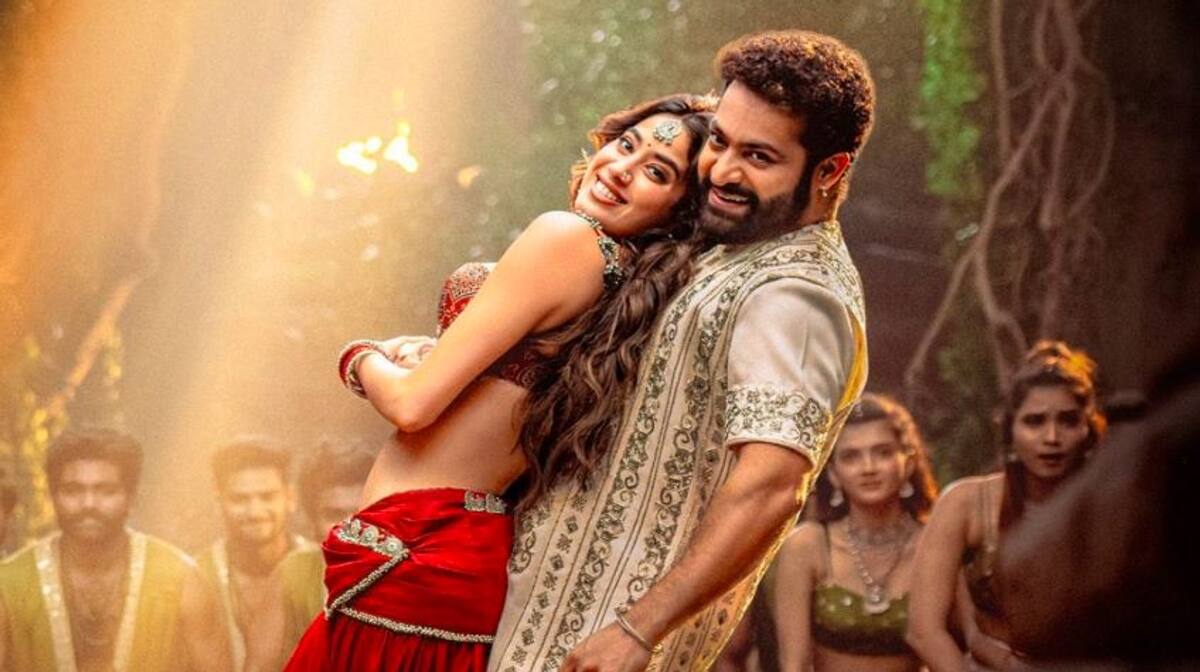 Junior NTR and Janhvi Kapoors 'Devara' movie poster goes viral before releasing second song Daavudi akb