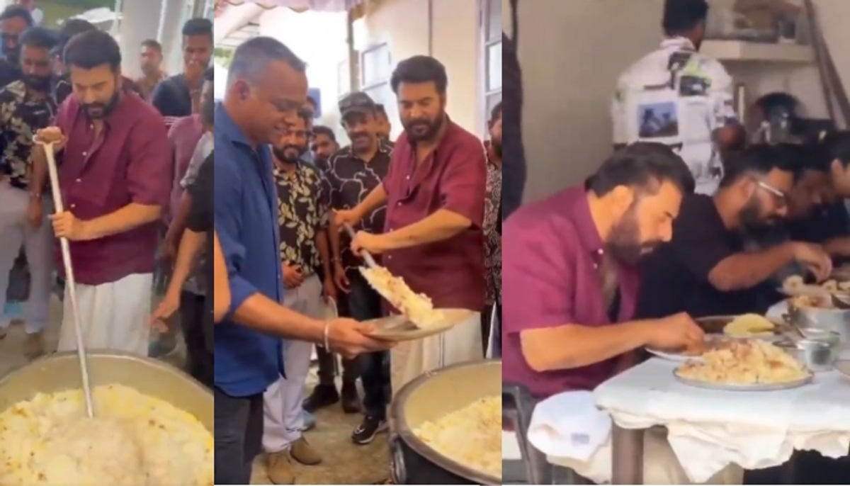 actor mammootty biryani video in gautham vasudev menon movie location 