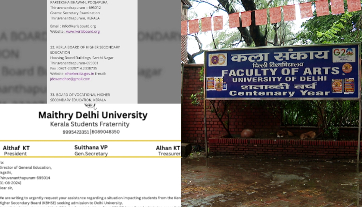 Admission troubles for Malayali students at Delhi University due to Kerala Board name confusion anr