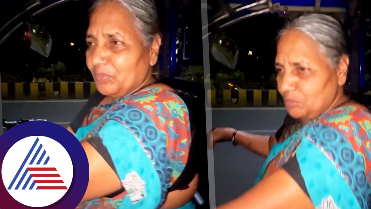 Son doesnt do any work 55 year old Mumbai mother drives auto for life till late night ckm