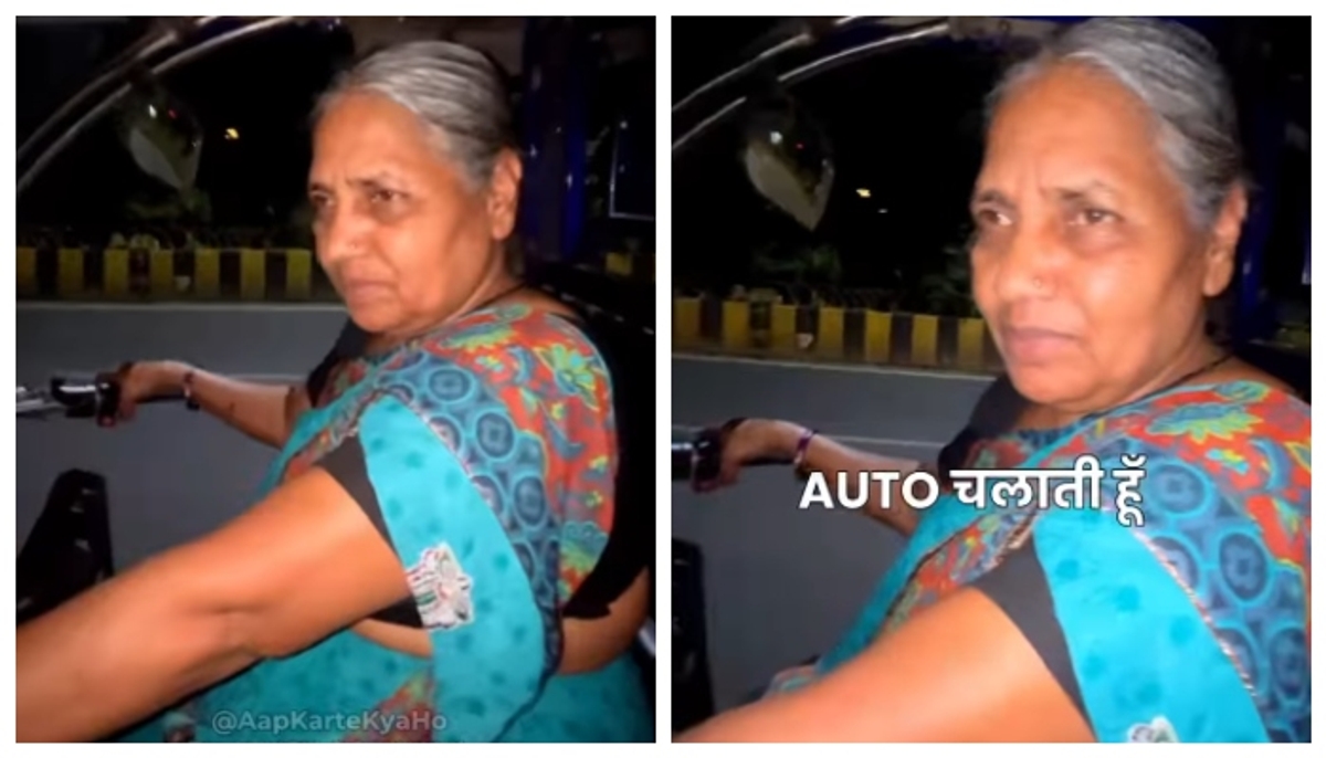 video of a 55 year old mother driving an auto at 1 30 am has gone viral 