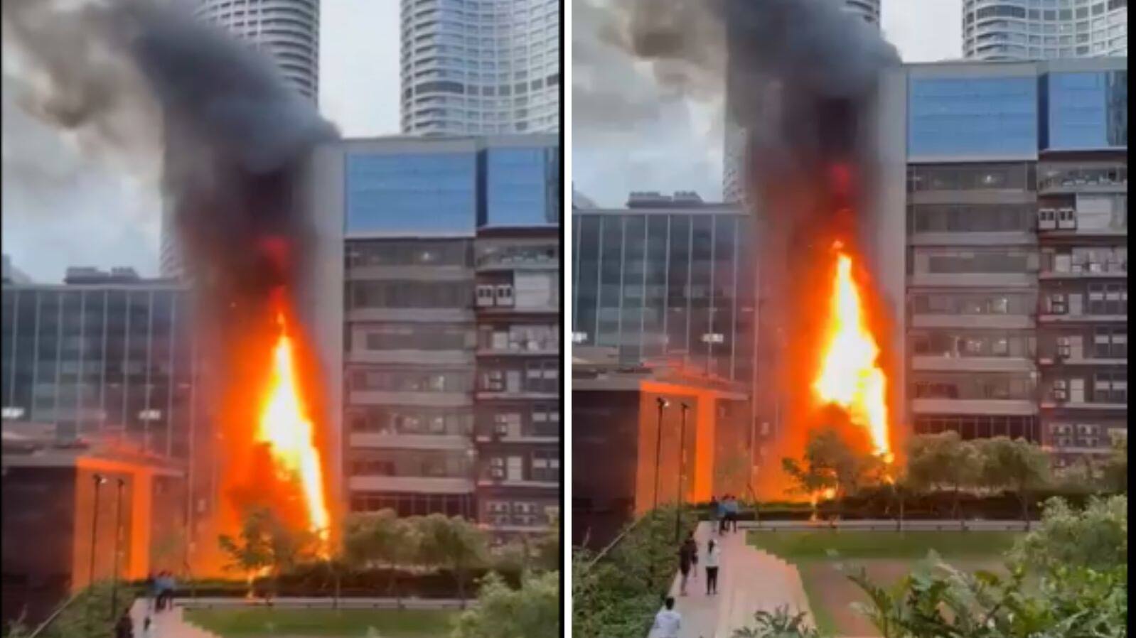 Times Tower Fire in Mumbai 