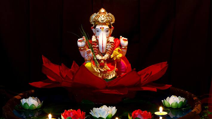 Ganesh Chaturthi wishes greetings images quotes in kannada suh 