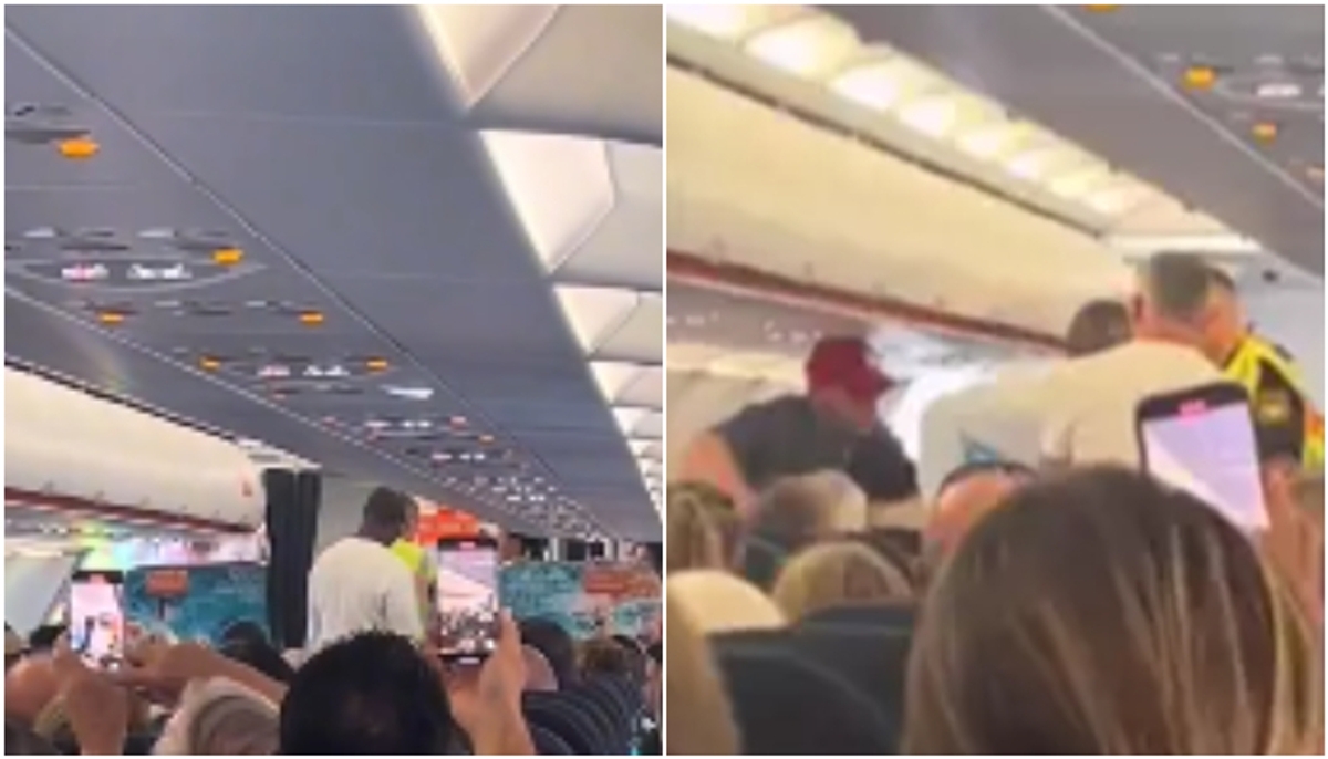 easyjet flight makes emergency landing after drunk passenger try to enter cockpit and open exit door 