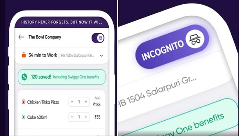 Swiggy's new feature lets you order food in 'Incognito mode' | WATCH