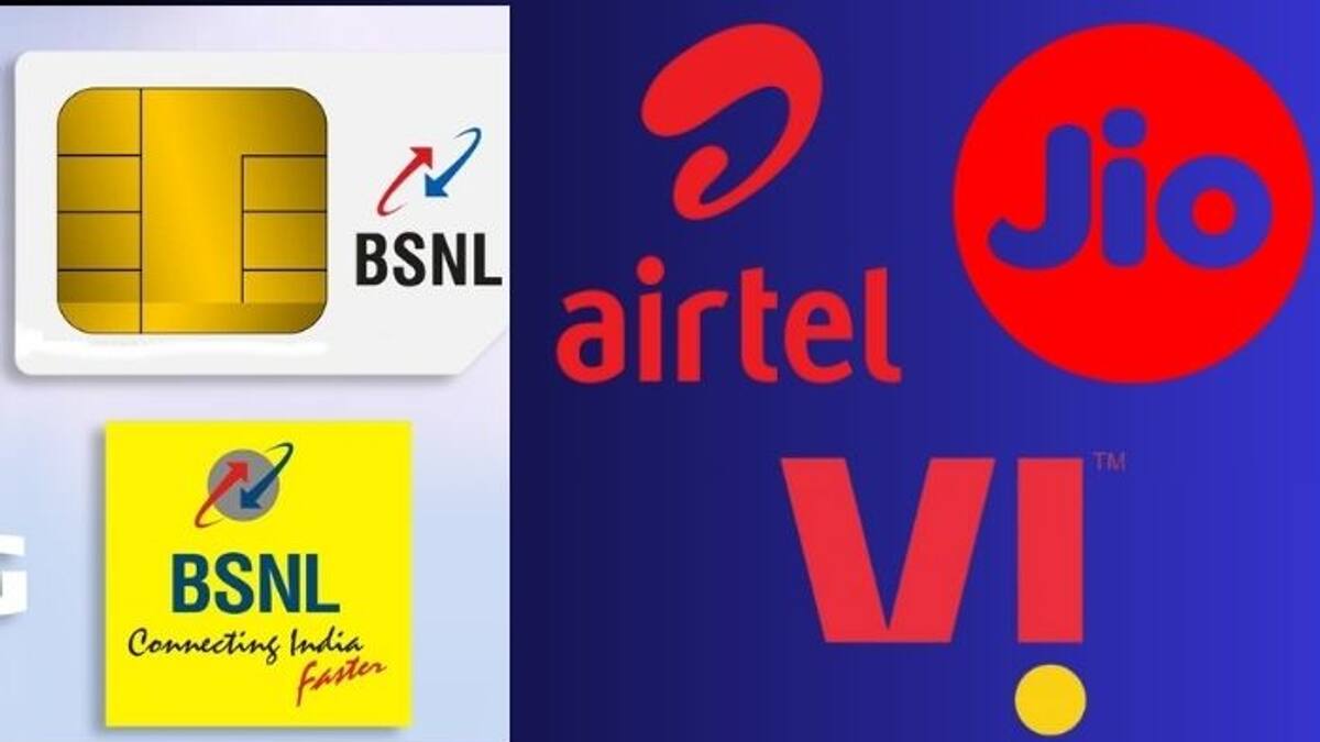 BSNL Airtel Vi Reliance Jio