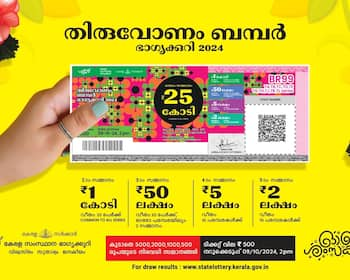 Thiruvonam bumper lottery 2024 kerala result date 