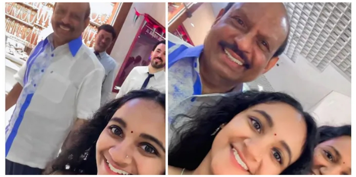 billionaire Yusuff Ali stops to take a selfie heart melting video viral