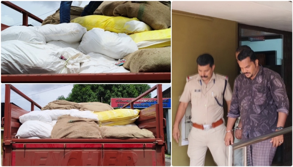 2 lakh prohibited tobacco products worth of 10 lakhs seized while carrying in lorry to a private building