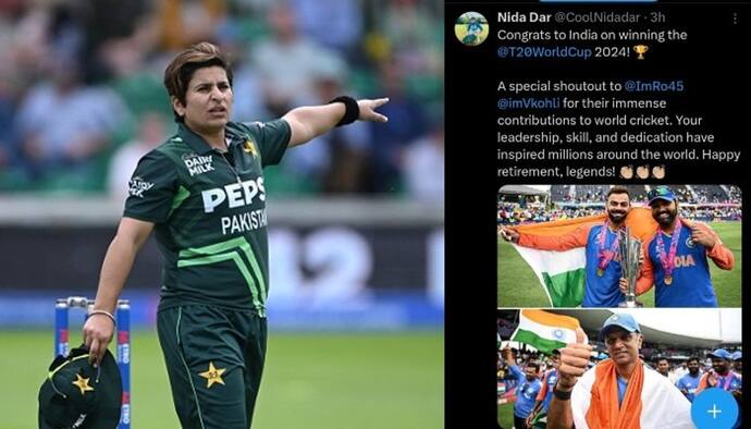 Nida Dar's late congratulatory post on India T20 World Cup win fuels online frenzy, get trolls; see viral post