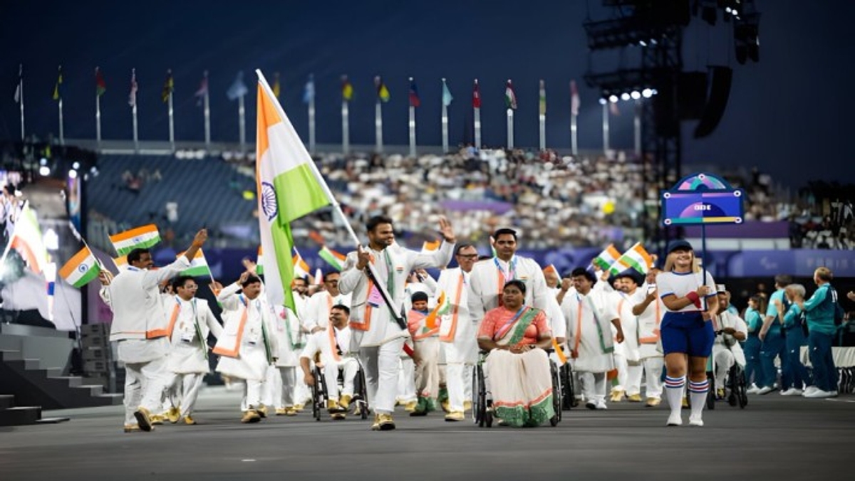 Paralympics 'India, India' chants fill Paris Paralympics 2024 stadium as country records best-ever 29 medal haul (WATCH) scr