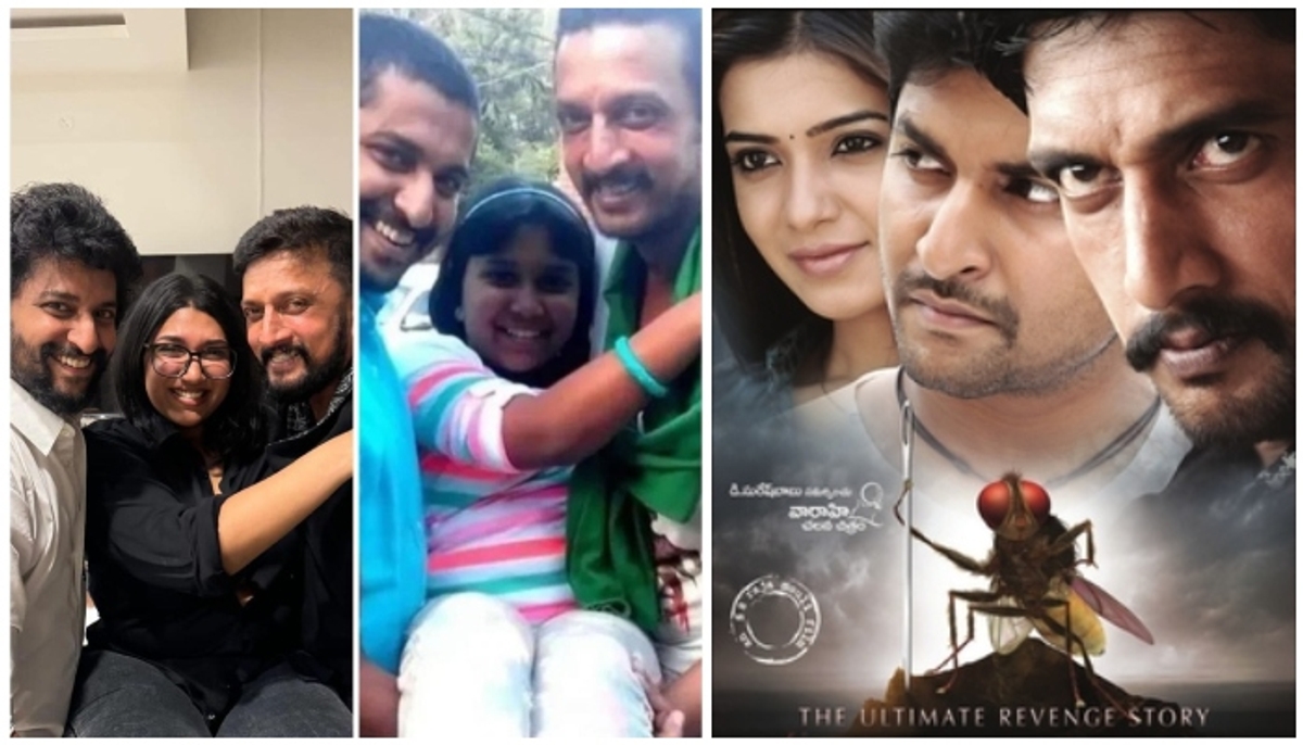 Eega sequel? Sanvi Sudeep fuels specualtion with throwback photo of actor Nani, Kicha Sudeep duo vkp