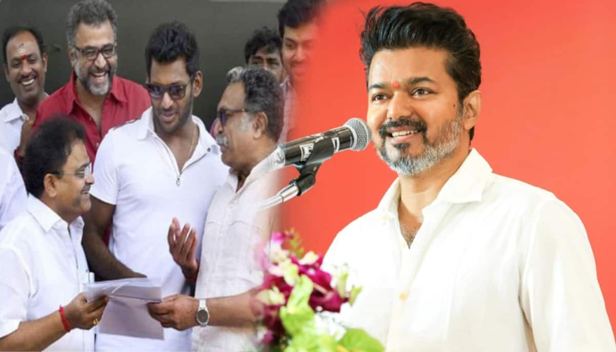 Actor and TVK Vijay donated 1 crore for nadigar sangam building ans