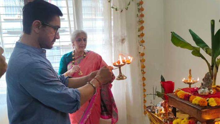 Aamir Khan Ganesh Puja