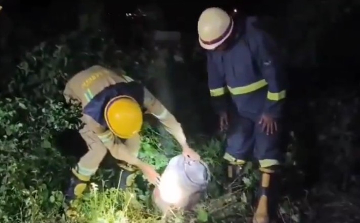 Derailment averted: Kalindi Express escapes disaster after hitting LPG cylinder on tracks in Kanpur (WATCH) snt