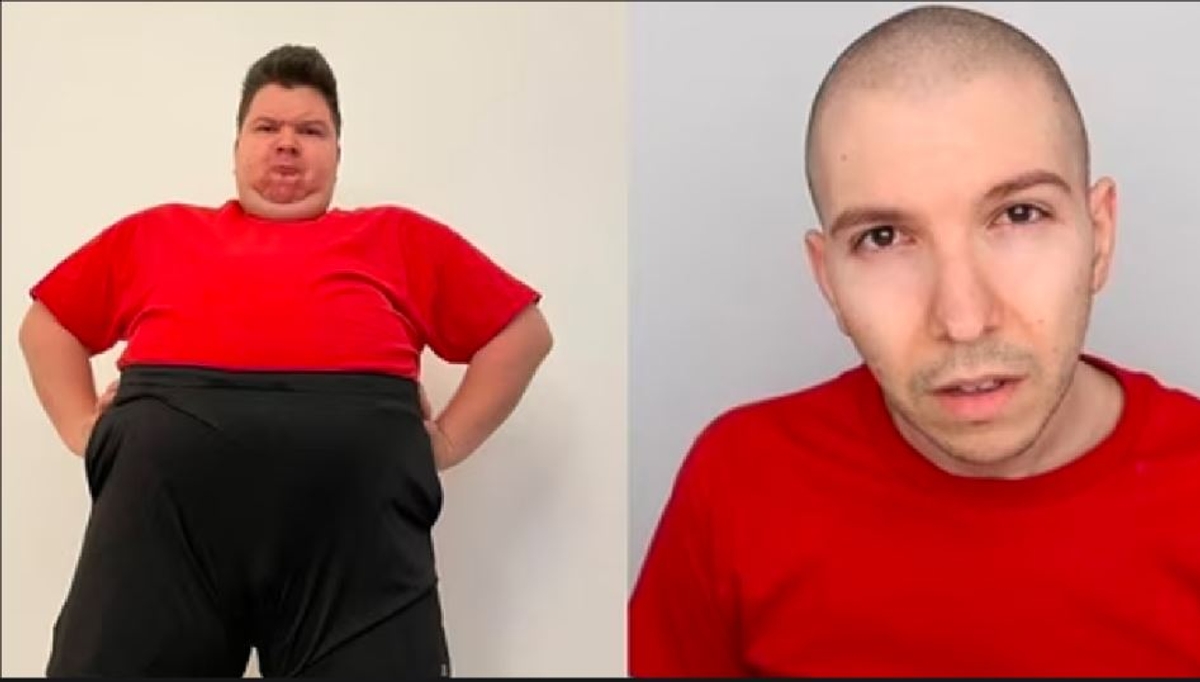 Ukrainian born American YouTuber Nikocado Avocado lost 113kg in just 7 months before after photos goes viral akb