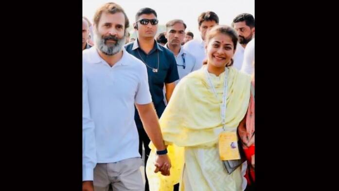 rahul gandhi and praniti shinde