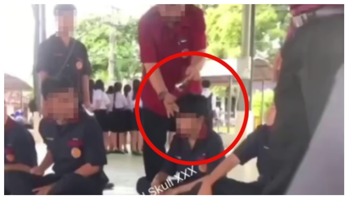 Teacher shaves heads of students who violated school rules on hair cutting 