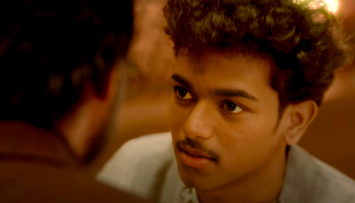 not thalapathy vijay but ayaz khan portrayed young jeevan gandhi in the goat movie