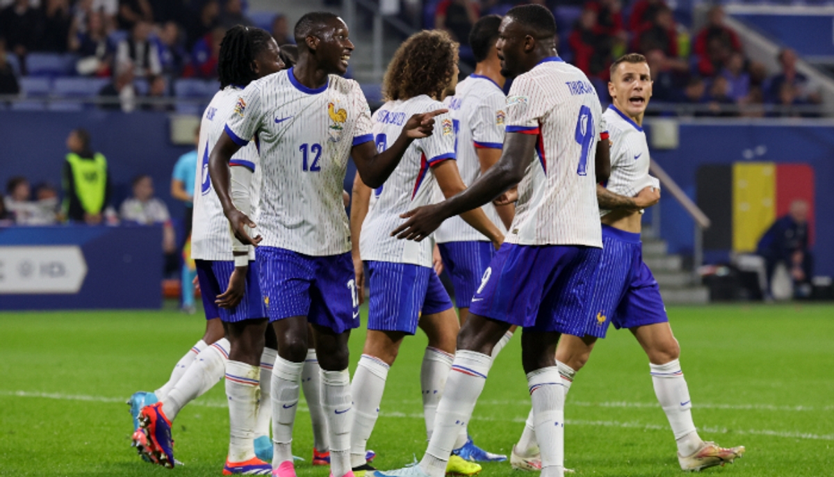 football UEFA Nations League 2024-25: Kolo Muani and Dembele on target as France beat Belgium 2-0 scr